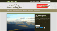 Desktop Screenshot of northeasthikes.com
